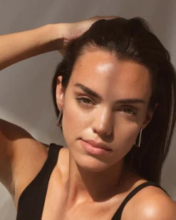 Alex Rectangular Silver Earrings