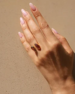 Anillo Cuarzo Rosa Coralie