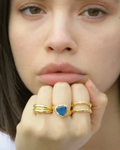 Anillo Jade Azul Marea