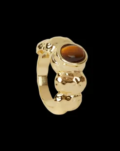 Anillo Ojo De Tigre Brunel