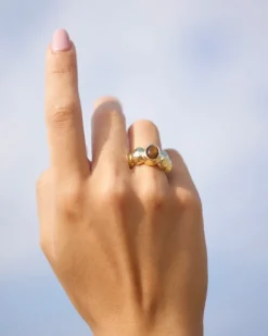 Anillo Ojo De Tigre Brunel