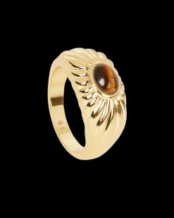 Anillo Ojo De Tigre Diana
