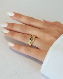 Anillo Ojo De Tigre Diana