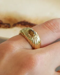 Anillo Ojo De Tigre Diana