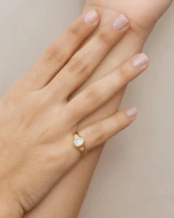 Anillo Piedra Lunar Boho
