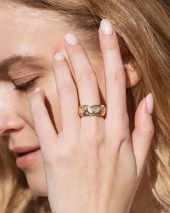 Anillo Piedra Lunar Papua