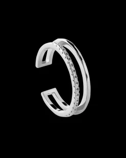 Anillo Plata Doble Stripe