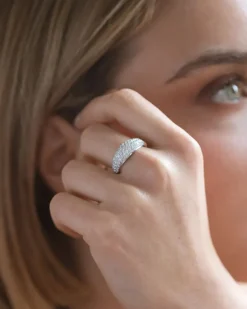 Anillo Plata Pavé Éclat