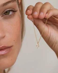 April Birthstone Necklace - White Topaz