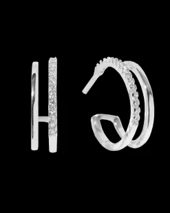 Aros Plata Dobles Dobble