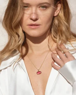 Colgante Turmalina Rosa Bauzi