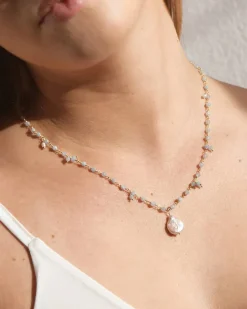 Collar Aguamarina Pearl
