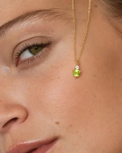Collar Birthstone Agosto - Peridoto
