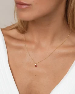 Collar Birthstone Enero - Granate