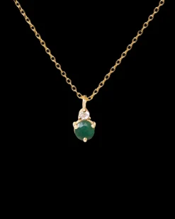 Collar Birthstone Mayo - Esmeralda