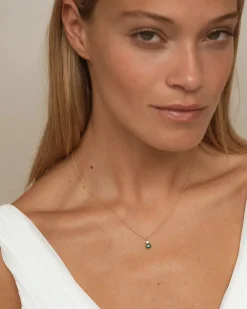 Collar Birthstone Mayo - Esmeralda