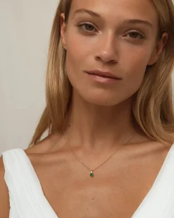 Collar Birthstone Mayo - Esmeralda