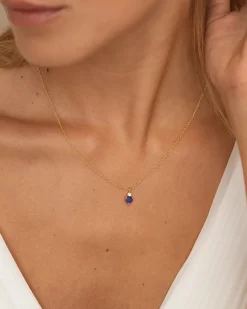 Collar Birthstone Septiembre - Zafiro