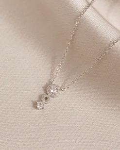 Collar Plata Circonitas Aire