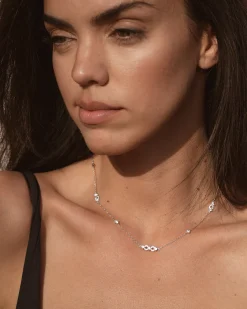 Collar Plata Circonitas Breeze