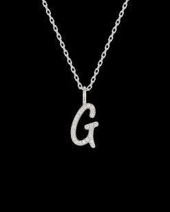 Collar Plata Letra G