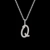 Collar Plata Letra Q