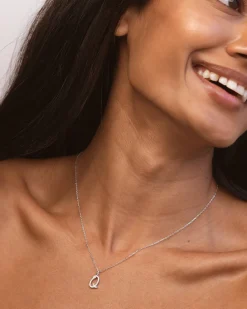 Collar Plata Letra Q