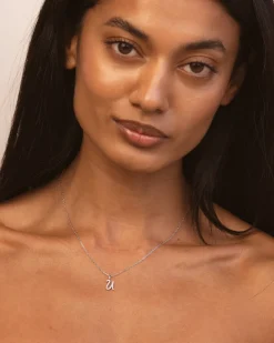 Collar Plata Letra U