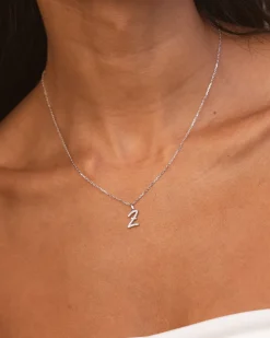 Collar Plata Letra Z