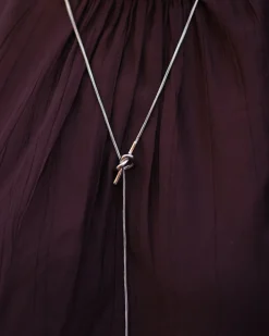 Collar Plateado Aura