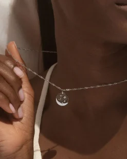 Collar Plateado Zodiaco Libra