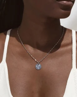 Collar Plateado Zodiaco Piscis