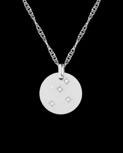 Collar Plateado Zodiaco Virgo