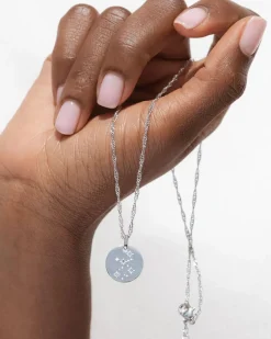 Collar Plateado Zodiaco Virgo