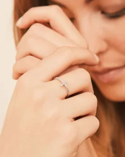Cross Silver Ring