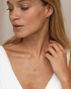 December Birthstone Necklace - Tanzanite