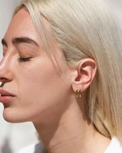 Gold Hoops Charlize Small