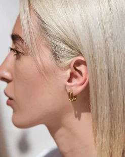 Gold Hoops Charlize Small