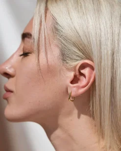 Gold Hoops Charlize Small