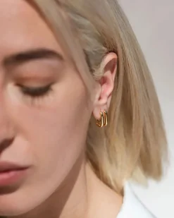 Gold Hoops Charlize Small