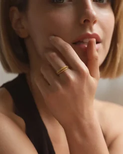 Golden Tress Ring - Smooth