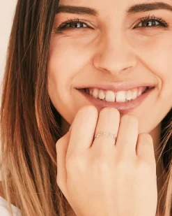 Hollow Arrows Silver Ring