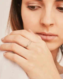 Hopper Waves Silver Ring