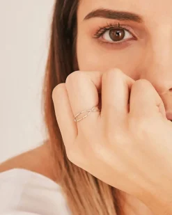 Hopper Waves Silver Ring