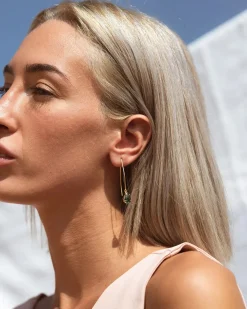 Kokod Green Jade Earrings