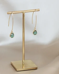 Kokod Green Jade Earrings