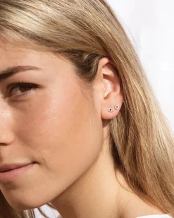 Pendiente Plata Mini Circle