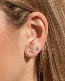 Pendiente Plata Mini Circle