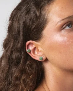 Pendientes Aventurina Verde Nude