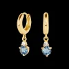 Pendientes Birthstone Diciembre - Tanzanita